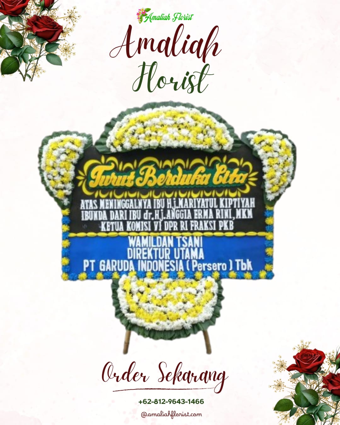 Papan Bunga Duka Kawunganten